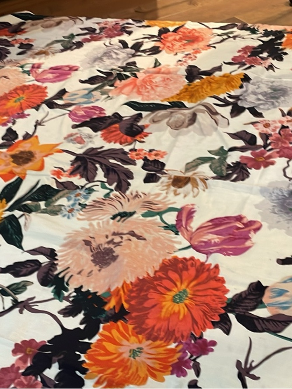 Anthropologie Shower Curtain floral cottage